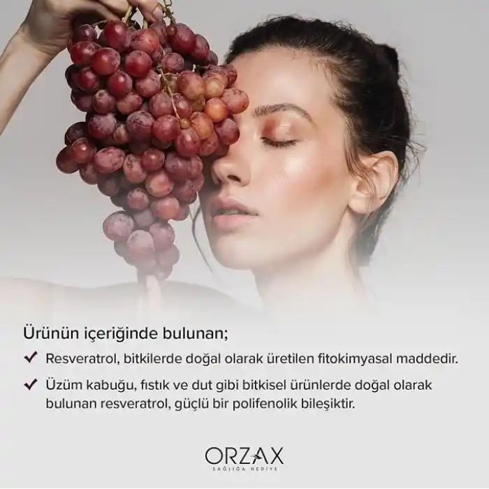 Orzax Ocean Resveratrol 200 Mg 30 Kapsül