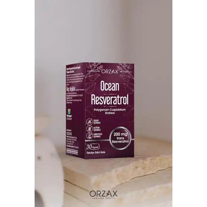 Orzax Ocean Resveratrol 200 Mg 30 Kapsül