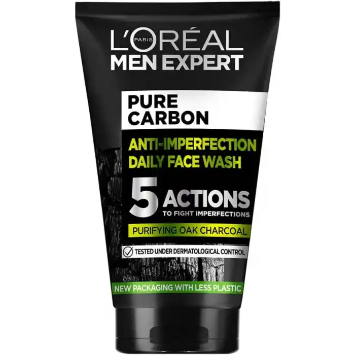LOreal Paris Men Expert Pure Charcoal Cilt Problemlerine Karşı Savaşan Yüz Yıkama Jeli 100 ml