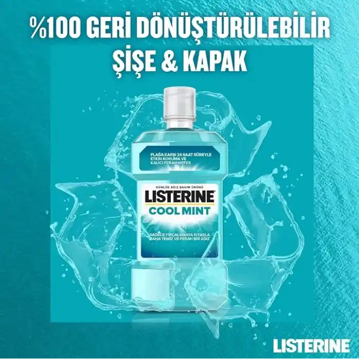 Listerine Cool Mint Hafif Tat Ferahlatıcı Ağız Bakım Suyu 1000 ml