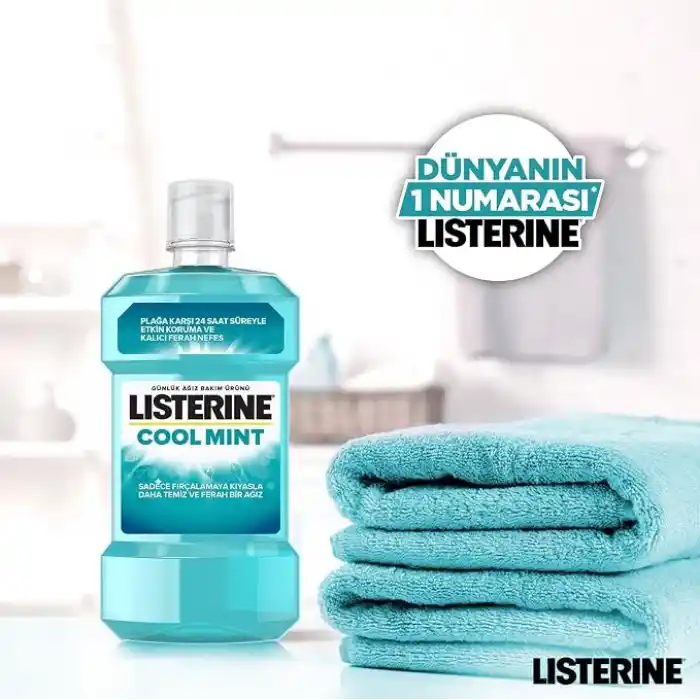 Listerine Cool Mint Hafif Tat Ferahlatıcı Ağız Bakım Suyu 1000 ml