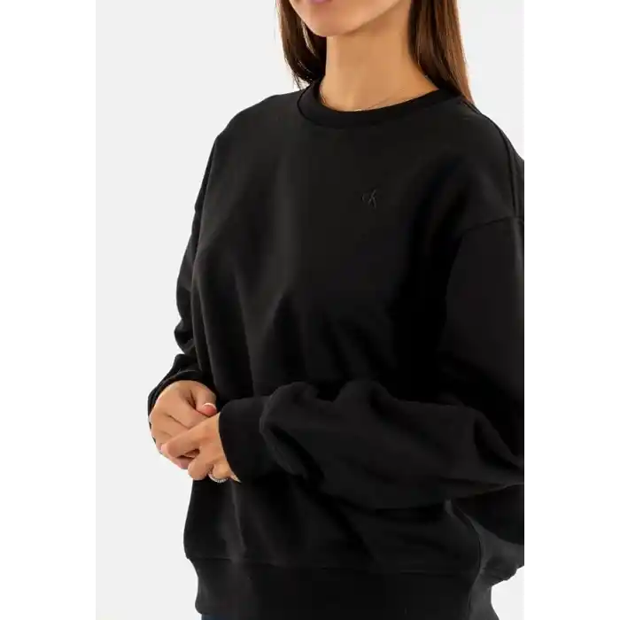 Calvin Klein LS ARCHIVE LOGO FRENCH TERRY RLX Sweatshirt Kadın