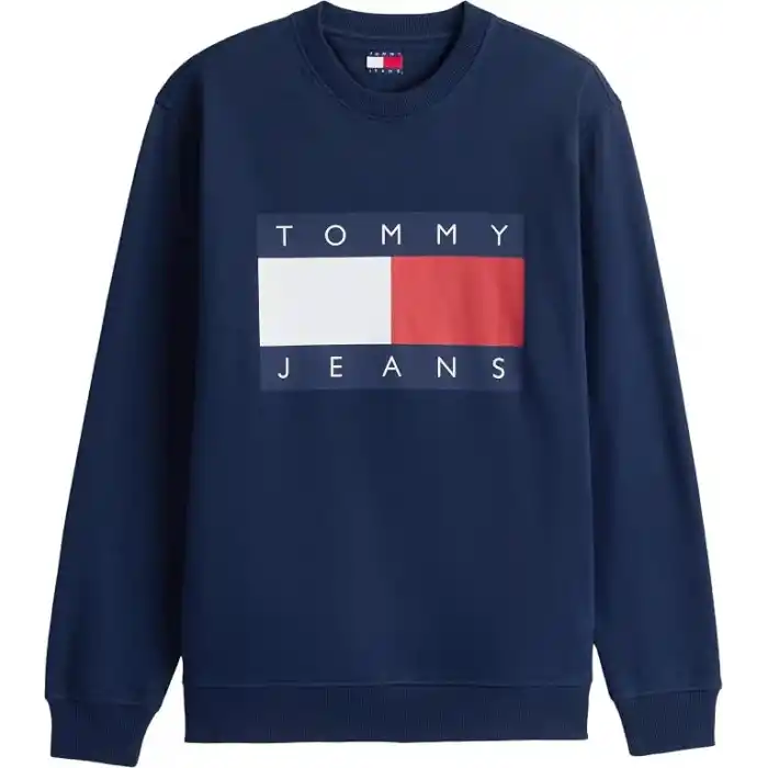 Tommy Hilfiger TJM REG BIG FLAG CNECK EXT Sweatshirt Erkek