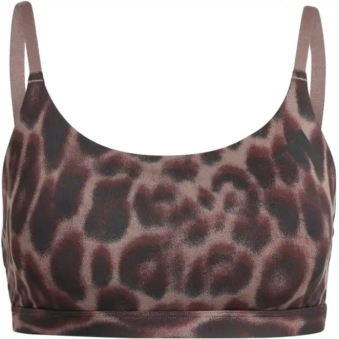 adidas Optime Essentials Workout Leopard Light Support Bra