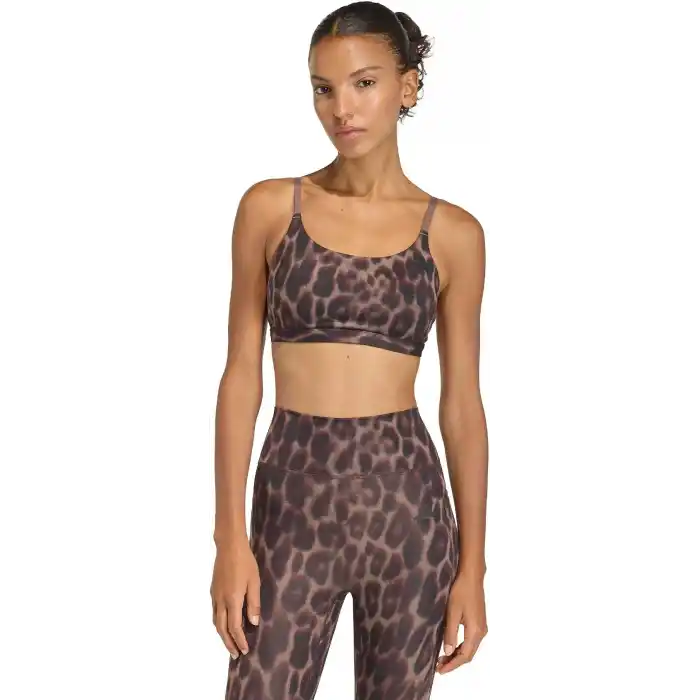 adidas Optime Essentials Workout Leopard Light Support Bra