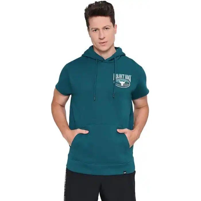 Under Armour Pjt Rck Q1 SS Icon Fleece HD Kapüşonlu Sweatshirt Erkek
