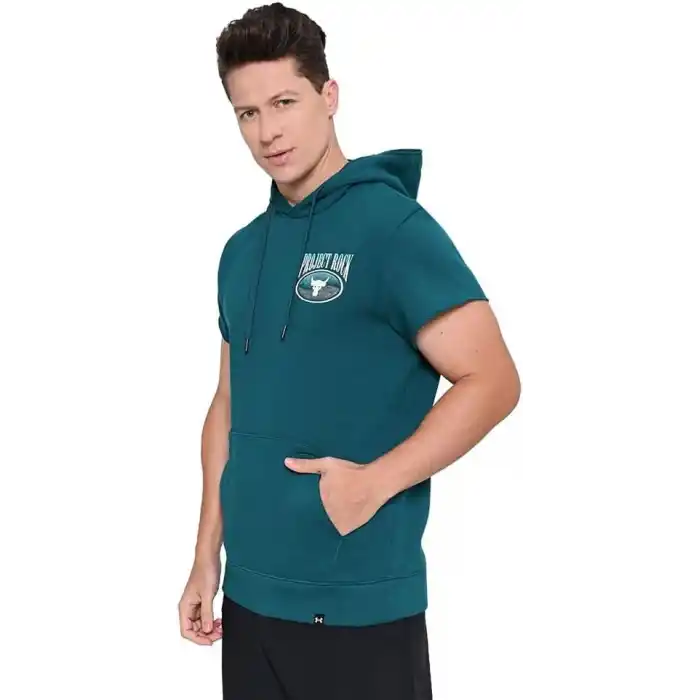 Under Armour Pjt Rck Q1 SS Icon Fleece HD Kapüşonlu Sweatshirt Erkek