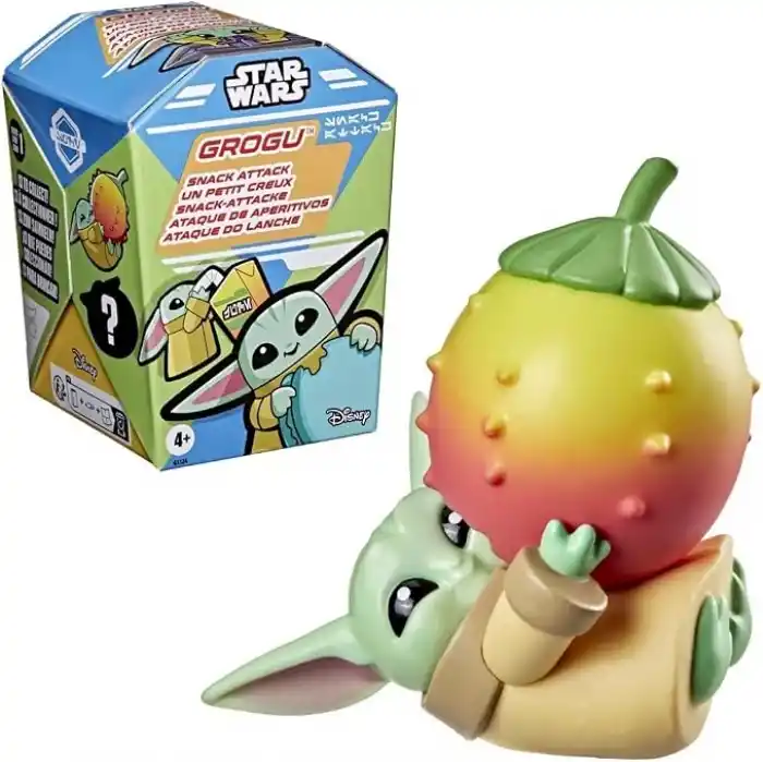Star Wars Grogu Force Freeze Gizemli Figür | 3,8 cm Tekli Sürpriz Figür | Kış Temalı Mini Oyuncak | Seri 2 | Sürpriz Oyuncak | 4 Yaş ve Üzeri Çocuklar İçin