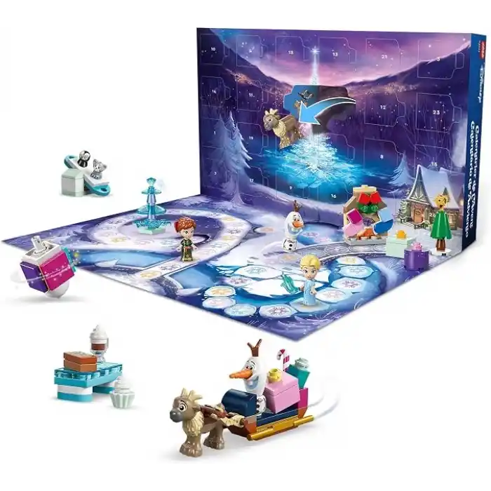 LEGO ǀ Disney Karlar Ülkesi 2025 Yılbaşı Takvimi 43273 – 5 Yaş ve Üzeri Prenses Seven Çocuklar için Yaratıcı Oyuncak Yapım Seti, Eğlenceli Yılbaşı Hediyesi ve Sürprizlerle Dolu Oyun (231 Parça)