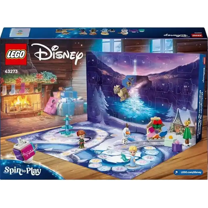 LEGO ǀ Disney Karlar Ülkesi 2025 Yılbaşı Takvimi 43273 – 5 Yaş ve Üzeri Prenses Seven Çocuklar için Yaratıcı Oyuncak Yapım Seti, Eğlenceli Yılbaşı Hediyesi ve Sürprizlerle Dolu Oyun (231 Parça)