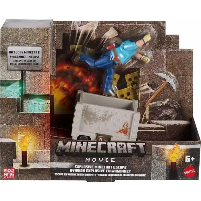 Mattel Minecraft Movie Steve, JGP20