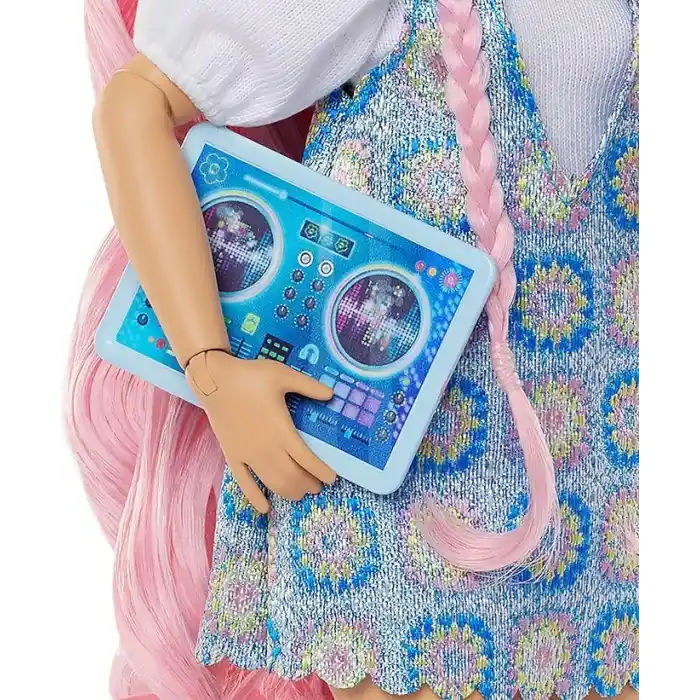 Barbie Dream Besties Ana Karakter Bebekler Daisy Barbie Rüya Arkadaşlar Daisy Jean bebek ile DJ ve müzik temalı 9 aksesuar JDD74
