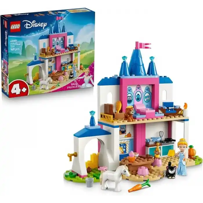 LEGO Disney Princess Sindirella Hayvan Dosları Şatosu 43283