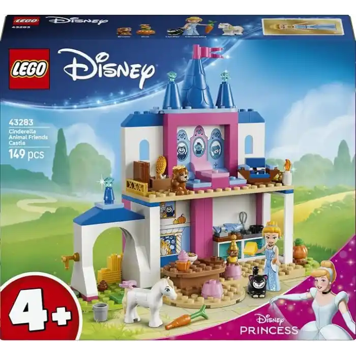 LEGO Disney Princess Sindirella Hayvan Dosları Şatosu 43283