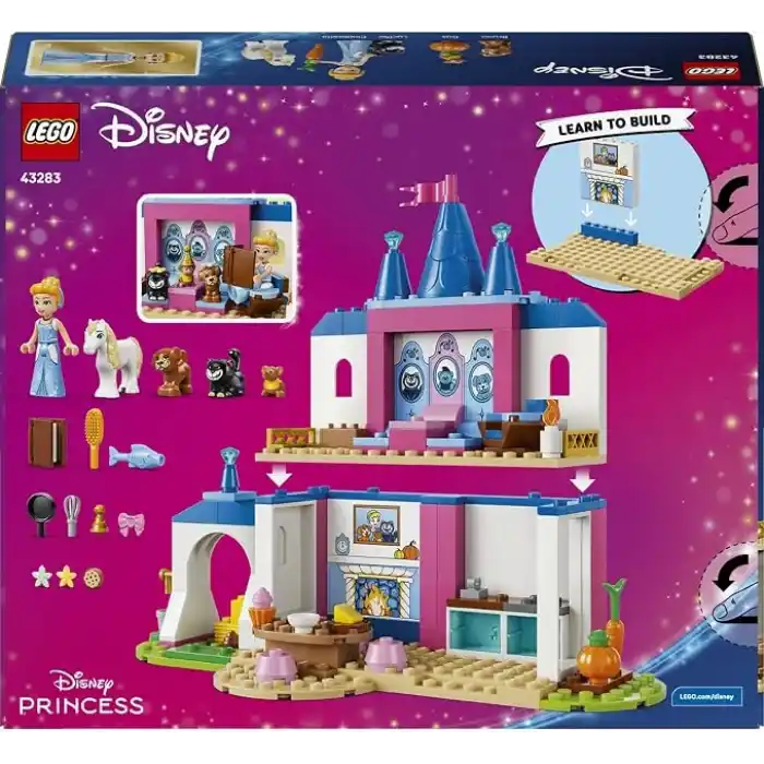 LEGO Disney Princess Sindirella Hayvan Dosları Şatosu 43283