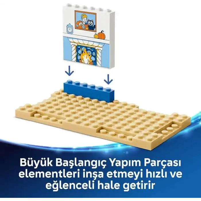 LEGO Disney Princess Sindirella Hayvan Dosları Şatosu 43283