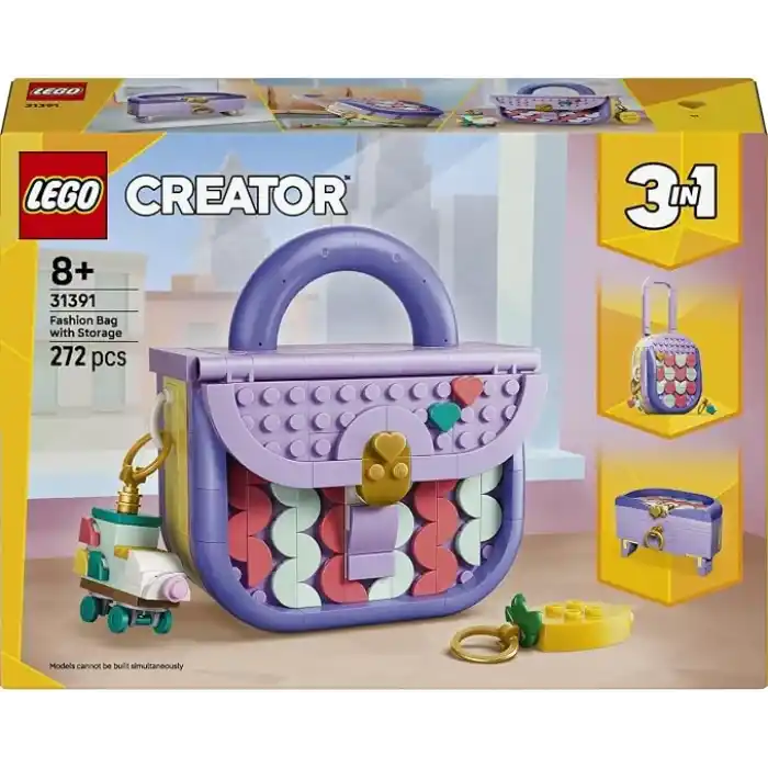 LEGO Creator 3’ü 1 Arada Saklama Bölmeli Tasarım Çanta 31391