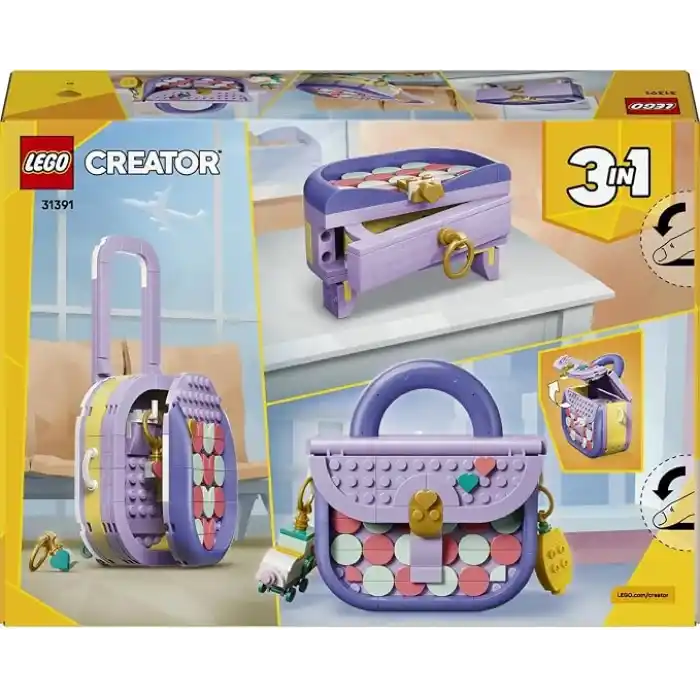 LEGO Creator 3’ü 1 Arada Saklama Bölmeli Tasarım Çanta 31391