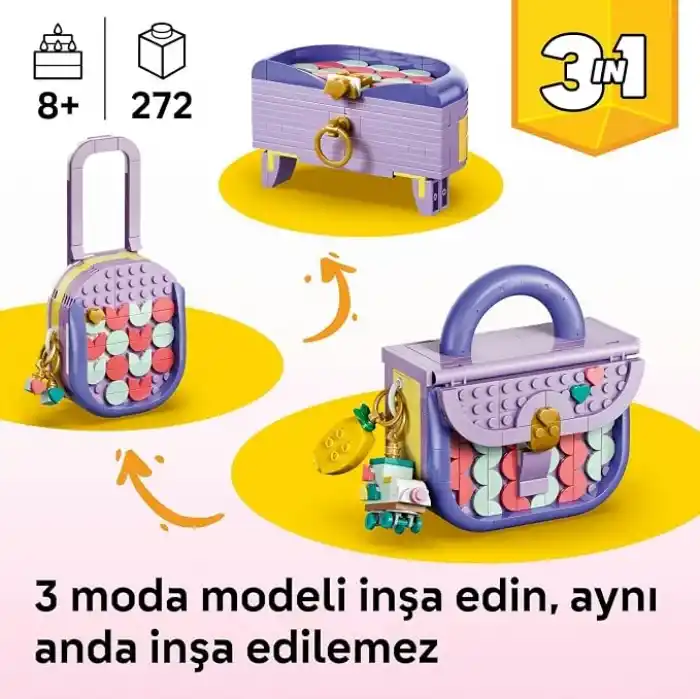 LEGO Creator 3’ü 1 Arada Saklama Bölmeli Tasarım Çanta 31391