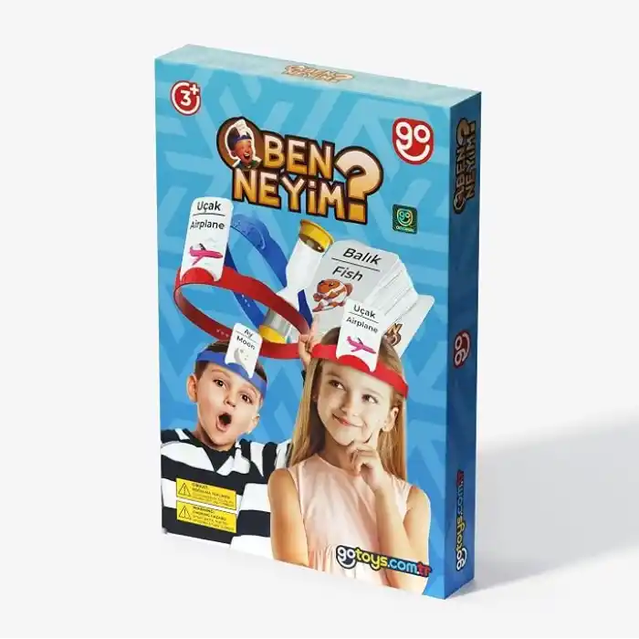 Ben Neyim? Türkçe/ingilizce Aile Çocuk Eğlenceli Kutu Oyunu