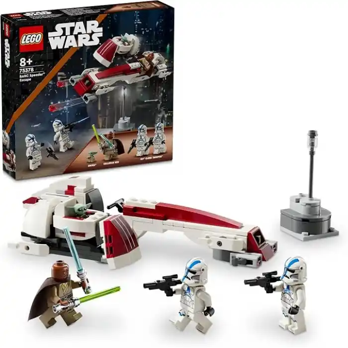 LEGO Star Wars: The Mandalorian BARC Motoru Kaçışı 75378 8 Yaş ve Üzeri Star Wars Sevenler için Koleksiyonluk Yaratıcı Oyuncak Yapım Seti (221 Parça)
