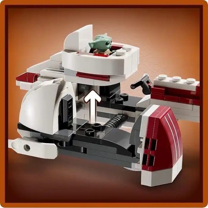 LEGO Star Wars: The Mandalorian BARC Motoru Kaçışı 75378 8 Yaş ve Üzeri Star Wars Sevenler için Koleksiyonluk Yaratıcı Oyuncak Yapım Seti (221 Parça)
