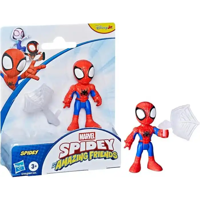 Marvel Spidey ve Süper Arkadaşları Örümcek Oyuncak, Aksesuarlı, 7,6 cm Boyutunda Aksiyon Figürü, Süper Kahraman Oyuncağı, 3 Yaşından İtibaren Çocuklar için