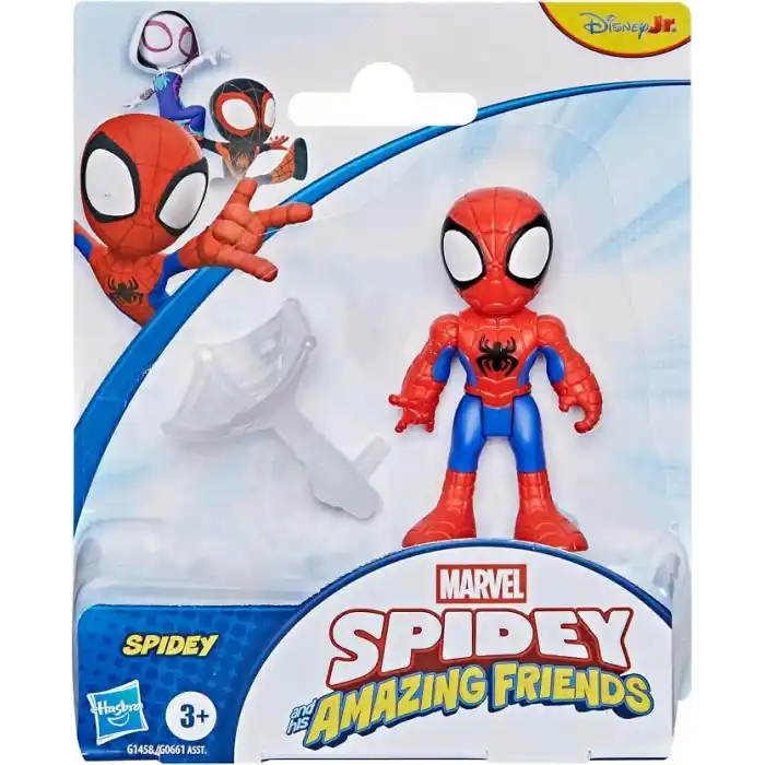 Marvel Spidey ve Süper Arkadaşları Örümcek Oyuncak, Aksesuarlı, 7,6 cm Boyutunda Aksiyon Figürü, Süper Kahraman Oyuncağı, 3 Yaşından İtibaren Çocuklar için