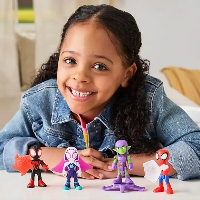 Marvel Spidey ve Süper Arkadaşları Örümcek Oyuncak, Aksesuarlı, 7,6 cm Boyutunda Aksiyon Figürü, Süper Kahraman Oyuncağı, 3 Yaşından İtibaren Çocuklar için