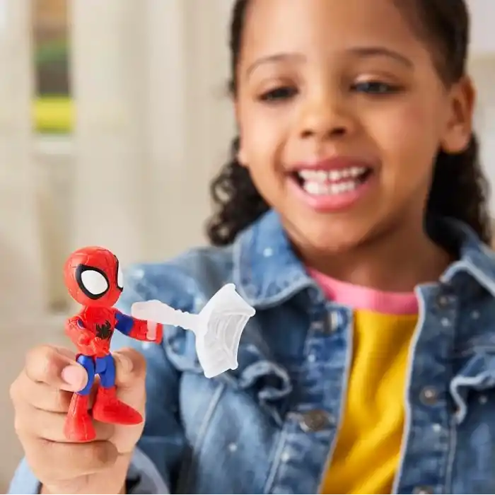 Marvel Spidey ve Süper Arkadaşları Örümcek Oyuncak, Aksesuarlı, 7,6 cm Boyutunda Aksiyon Figürü, Süper Kahraman Oyuncağı, 3 Yaşından İtibaren Çocuklar için