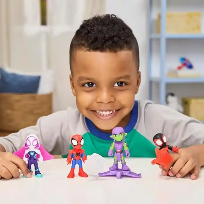 Marvel Spidey ve Süper Arkadaşları Örümcek Oyuncak, Aksesuarlı, 7,6 cm Boyutunda Aksiyon Figürü, Süper Kahraman Oyuncağı, 3 Yaşından İtibaren Çocuklar için