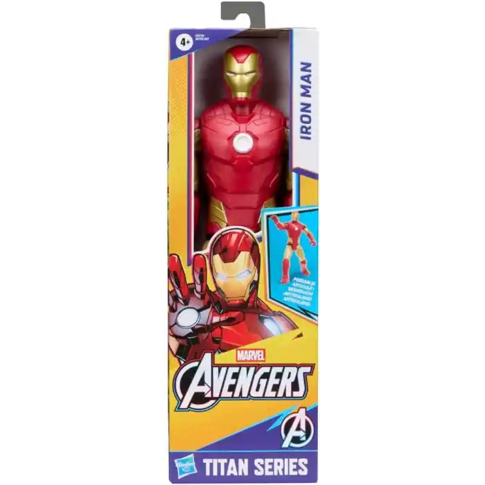 Marvel Avengers Titan Serisi Iron Man 29,2 cm Aksiyon Figürü, 4 yaş ve üzeri çocuklar için Süper Kahraman Figürleri ve Oyuncakları