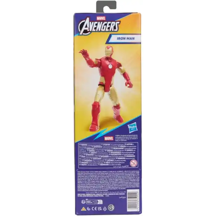 Marvel Avengers Titan Serisi Iron Man 29,2 cm Aksiyon Figürü, 4 yaş ve üzeri çocuklar için Süper Kahraman Figürleri ve Oyuncakları