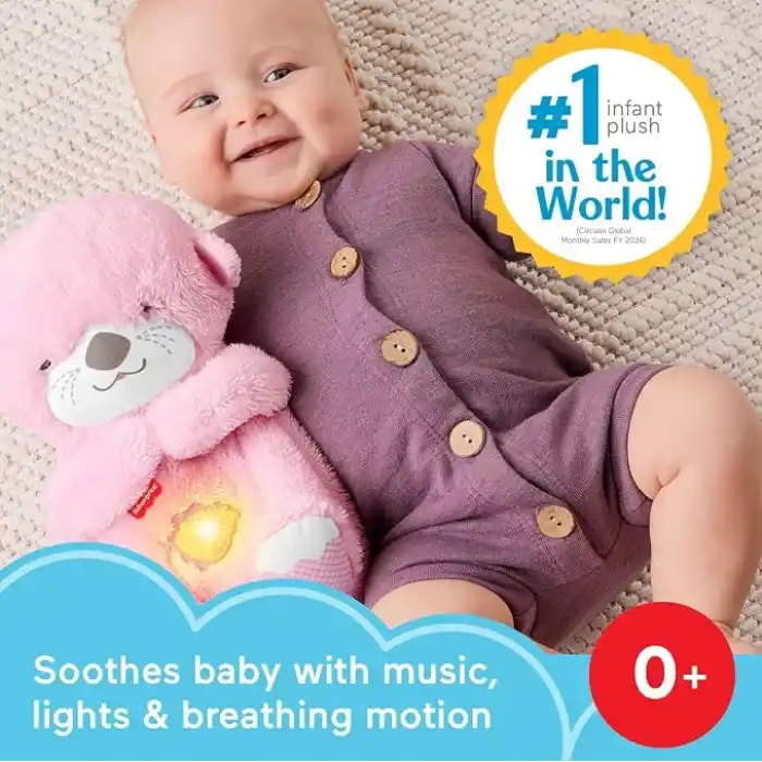 Fisher-Price® Uyku Arkadaşı Su Samuru Pembe