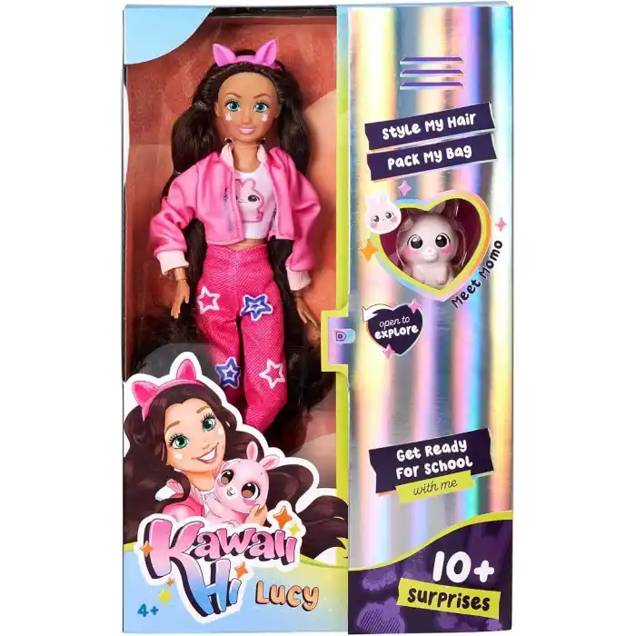 SIMBA, 105953975, Kawaii Hi Lucy, Oynar Eklemli Tasarım, Aksesuarlı, Sevimli Hayvan Figürü, 26 Cm