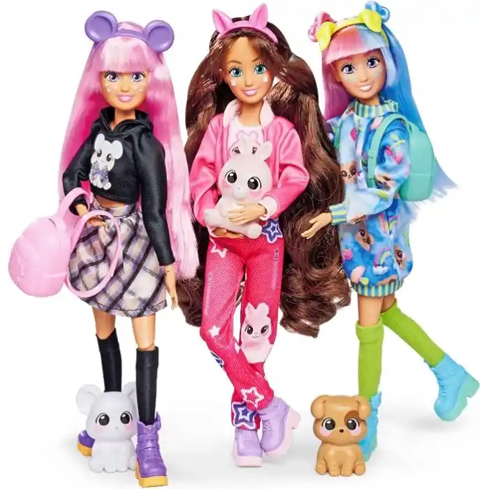 SIMBA, 105953975, Kawaii Hi Lucy, Oynar Eklemli Tasarım, Aksesuarlı, Sevimli Hayvan Figürü, 26 Cm