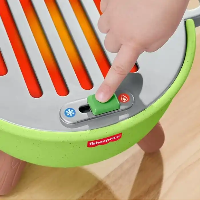 Fisher-Price Kamp Zamanı Barbekü Seti, okul öncesi çağdaki 2 yaş ve üzeri çocuklar için yiyecek temalı oyun seti ve 14 parça, JLB82