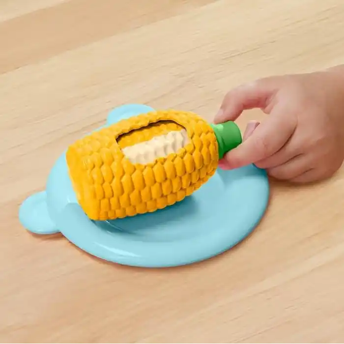 Fisher-Price Kamp Zamanı Barbekü Seti, okul öncesi çağdaki 2 yaş ve üzeri çocuklar için yiyecek temalı oyun seti ve 14 parça, JLB82
