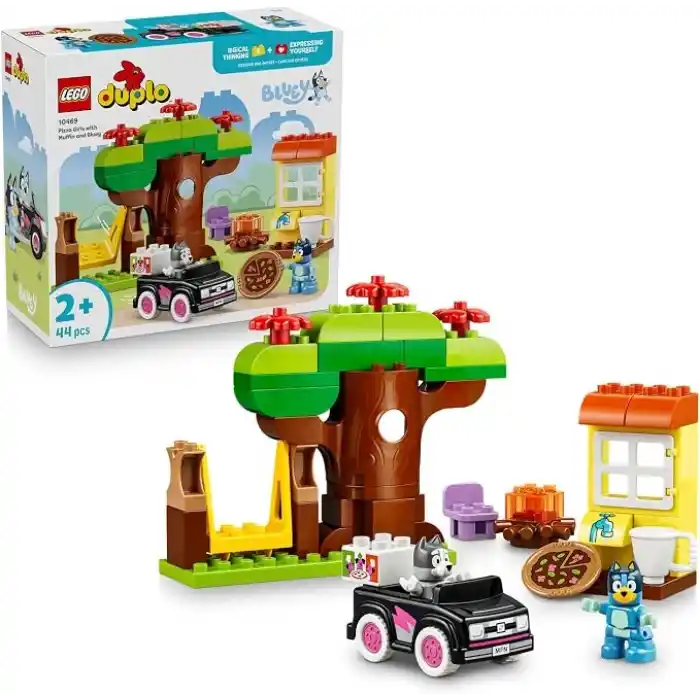 LEGO DUPLO Bluey Pizzacı Kızlar: Muffin ve Bluey 10469