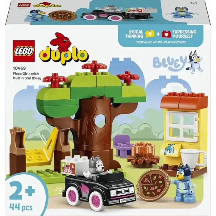 LEGO DUPLO Bluey Pizzacı Kızlar: Muffin ve Bluey 10469