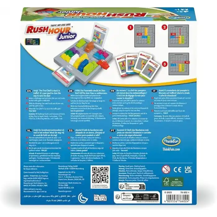 Ravensburger, Thinkfun Rush Hour Junior, Thinkfun
