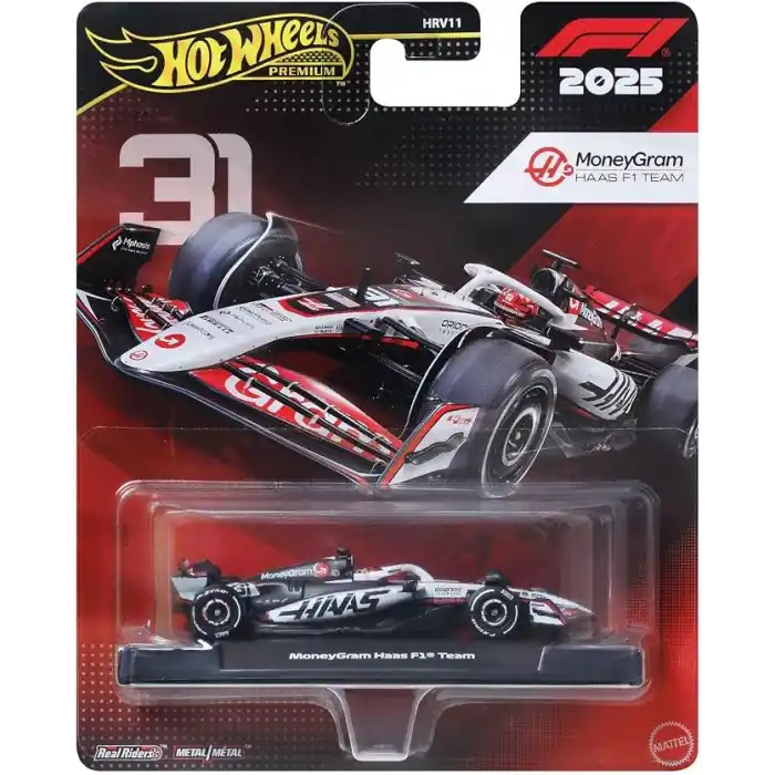 Hot Wheels F1 Haas Ocon1:64 ölçekli, JKD78