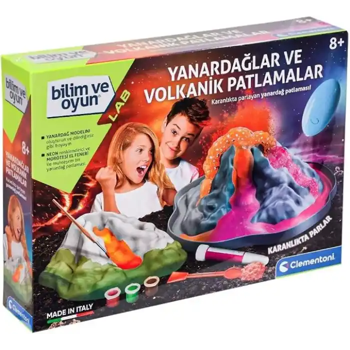 Clementoni Bilim ve Oyun - Yanardağlar ve Volkanik Patlamalar