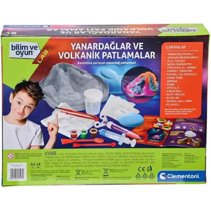 Clementoni Bilim ve Oyun - Yanardağlar ve Volkanik Patlamalar