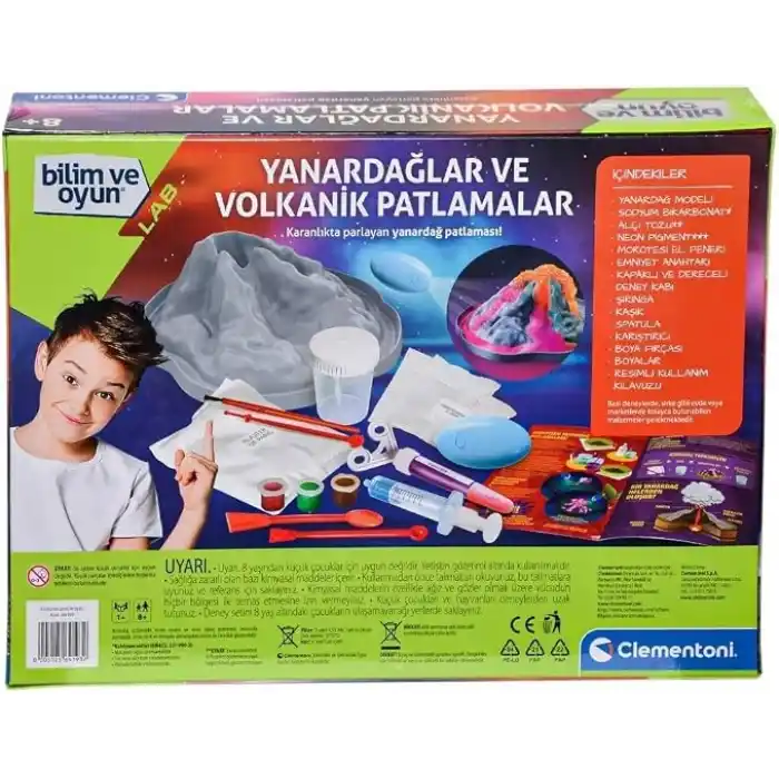 Clementoni Bilim ve Oyun - Yanardağlar ve Volkanik Patlamalar