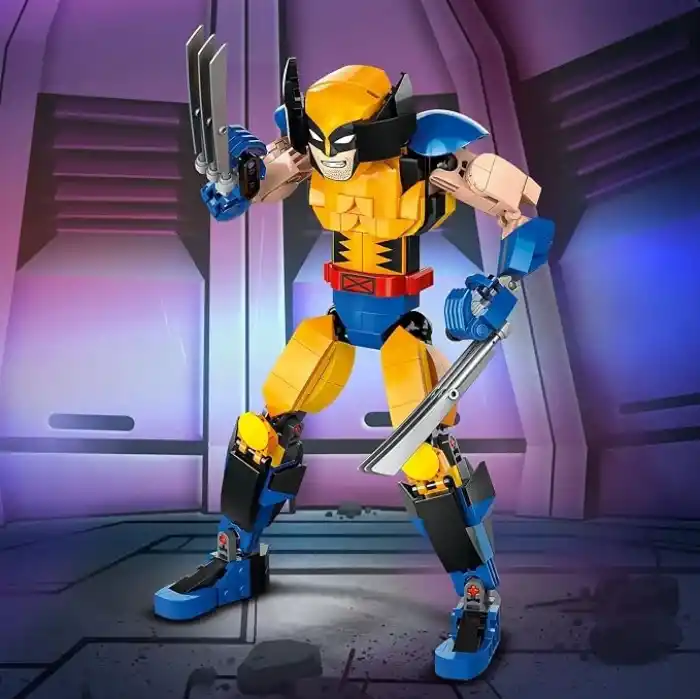 LEGO Marvel Wolverine Yapım Figürü 76257 – 8 Yaş ve Üzeri Kız ve Erkek Çocuklar için Süper Kahraman Hediyesi Fikri, 3 Uzayan Pençe Gibi Orijinal Detaylar İçeren Yaratıcı Oyuncak Yapım Seti (327 Parça)