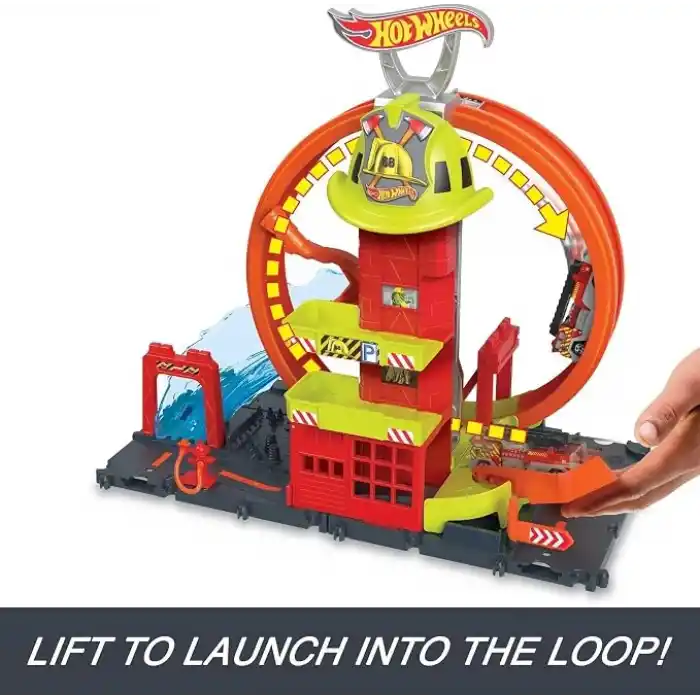 Hot Wheels® Çember Pistli İftaiye İstasyonu