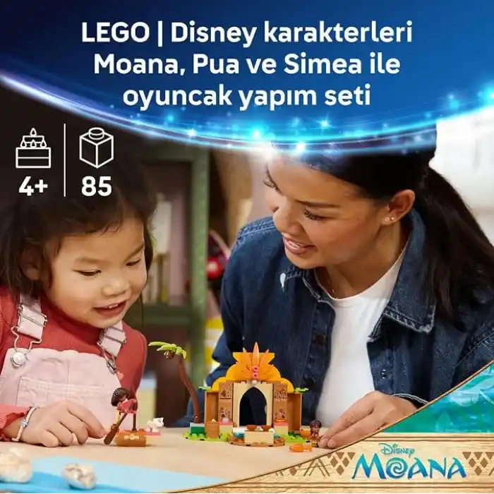 LEGO Disney Moana Köy Evi ve Tekne 43282