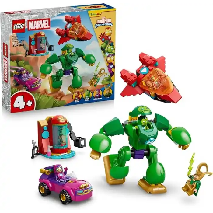 LEGO Marvel Iron Man ve Arkadaşları Loki Iron Man Takımına Karşı 11211