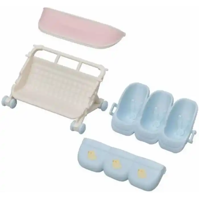 Sylvanian Families Üçüz Bebek Arabası